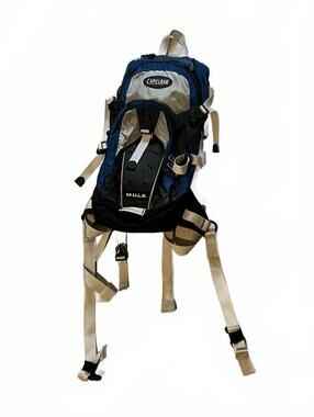 Camelbak Mule Hydration Backpack Blue and Gray